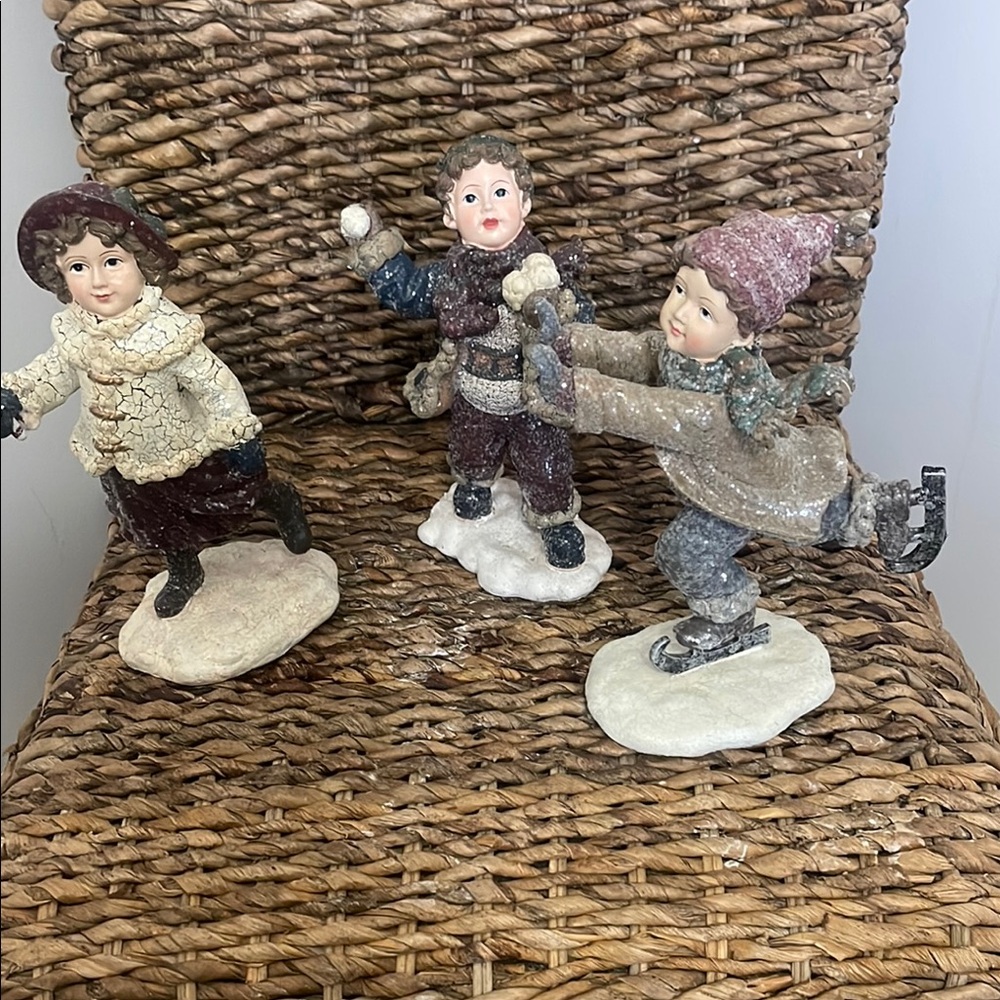 Charming Winter Figurines Trio